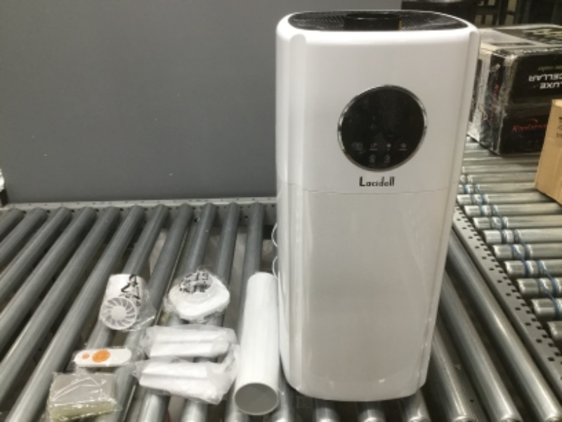 Photo 2 of *NOT FUNCTIONAL* LACIDOLL Large Humidifiers Whole-House Style Commercial&Industrial Humidifier 2000 sq.ft, 5.5Gal Plant Humidifier Cool Mist Top Fill Humidifier 21L 2000ML/H Dual 360° Nozzles 3 Speed