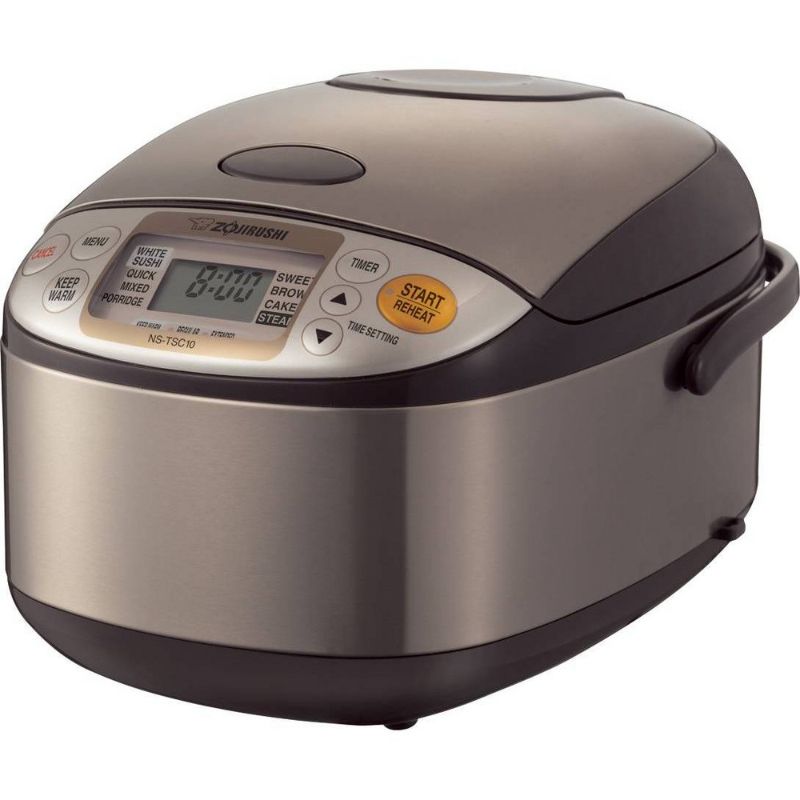 Photo 1 of Zojirushi Micom Rice Cooker & Warmer Ns-Tsc10 Stainless Brown
