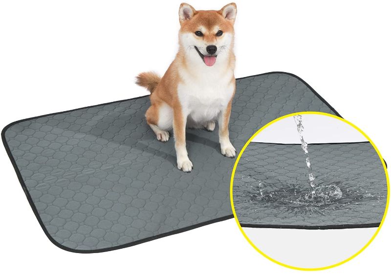 Photo 1 of DUOITA Pack of 2 Pet Dog Potty Training Pads Puppy Whelping Pads Pee Mat Reusable Washable 52 x 37