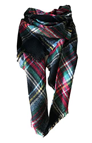 Photo 1 of Wander Agio Womens Warm Long Shawl Winter Wraps Large Scarves Knit Cashmere Feel Plaid Triangle Scarf
3 PACK 