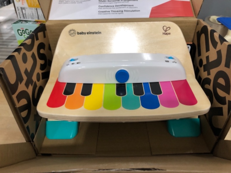 Photo 2 of Baby Einstein and Hape Magic Touch Piano Wooden Musical Toddler Toy, Age 6 Months and Up
