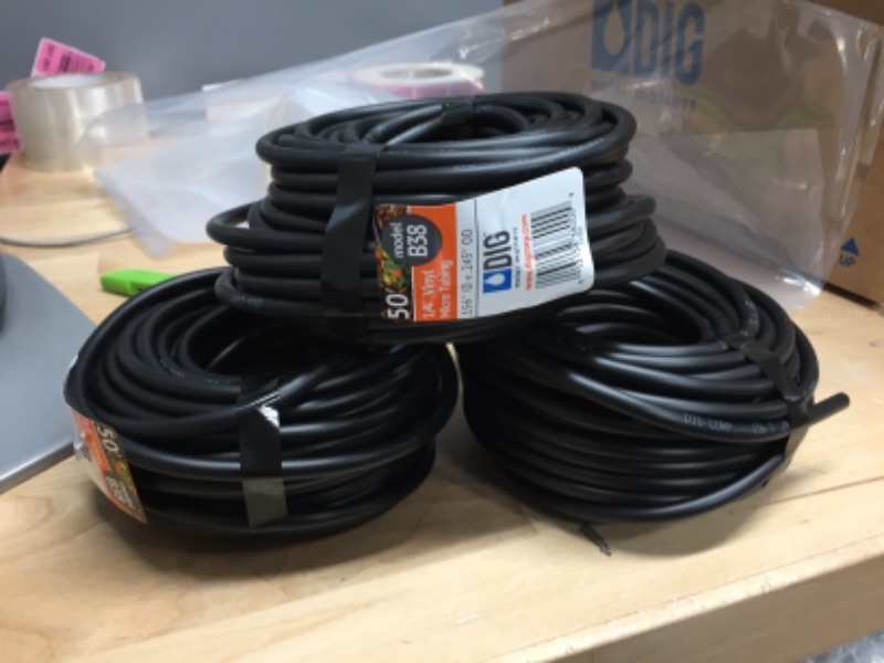 Photo 2 of **SET OF 3**
1/4 in. x 50 ft. Vinyl Micro Drip Tubing
