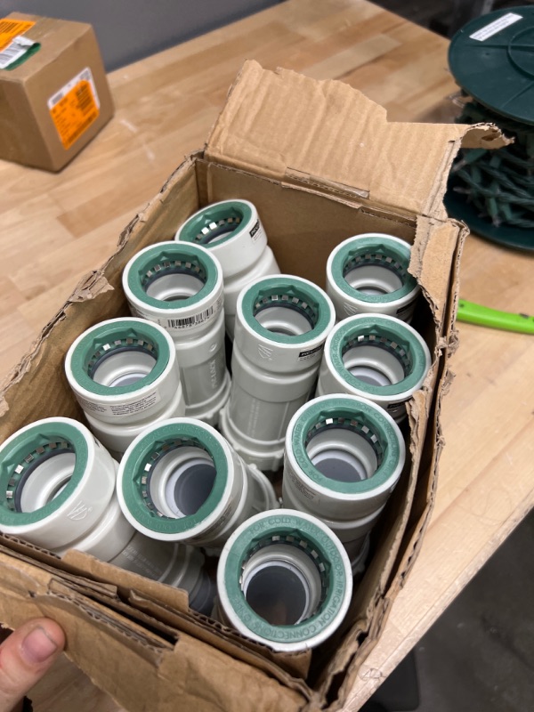 Photo 1 of 1 in. PVC-Lock Slide Repair Fitting 10 COUNT