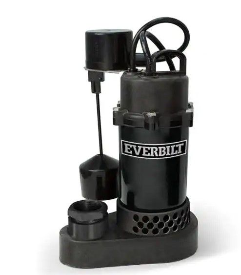 Photo 1 of 1/3 HP Aluminum Sump Pump Vertical Switch
