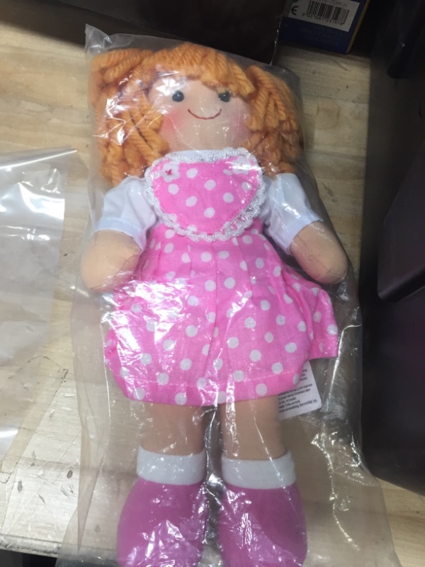 Photo 2 of BIGJIGS Ruby - Rag Doll 11in, Soft Doll For Hug, New & Adorable, BJD020
