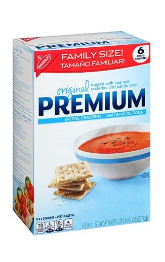 Photo 1 of (X3) Original Premium Saltine Crackers, Family Size, 24 oz
EX:06/04/2022