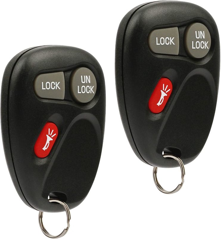 Photo 1 of 1998 1999 2000 2001 Key Fob Keyless Entry Remote fits Chevy Astro Blazer S10 Silverado Suburban Tahoe/GMC Jimmy Safari Sierra Sonoma Yukon/Oldsmobile Bravada (KOBUT1BT, 15732803), Set of 2
