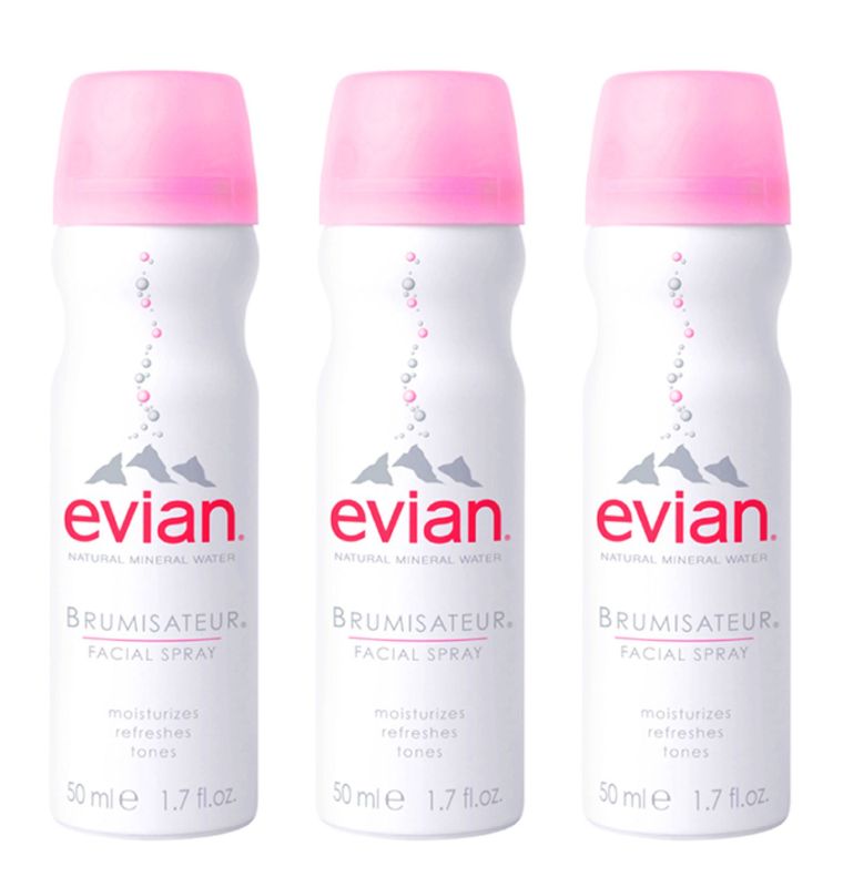 Photo 1 of 
EVIAN FACIAL SPRAY Natural Mineral Water Facial Spray Trio, Travel Size, 1.7 Ounce (3 pack) best by 04/23