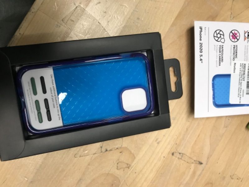 Photo 2 of Tech21 Evo Check for iPhone 12 MINI 5G WITH 12 FT DROP PROTECTION, CLASSIC BLUE, FOR IPHONE 2020 5.4"
