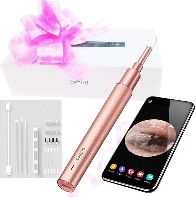 Photo 1 of BEBIRD Wireless Ear Wax Removal,Ear Camera Cleaner Tool,WiFi Ear Cleaning Kits Otoscope With1080P HD Endoscope Compatible with iPhone,iOS,Android Smart Phones for Adults Baby Ear Cleaner Checking
