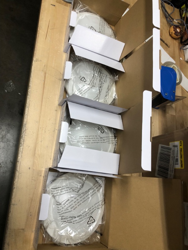 Photo 1 of (4 PACK) Nicor Lighting DSK563120SWH 0.83 in. DSK Select Series Surface Mount LED Downlight
