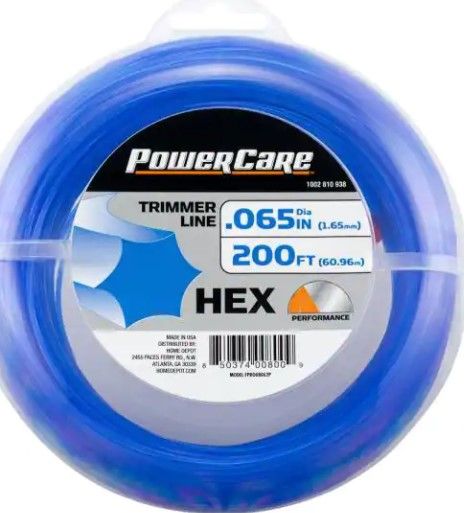 Photo 1 of (3 PACK)
PowerCare
Hex 0.065 in. x 200 ft. Universal Trimmer Line