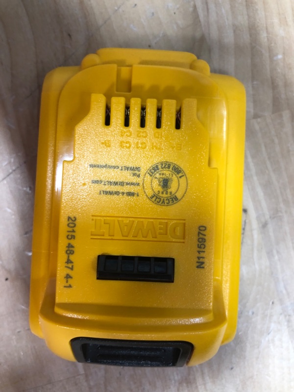 Photo 2 of (DCB203)
DEWALT
20-Volt MAX Compact Lithium-Ion 2.0Ah Battery Pack