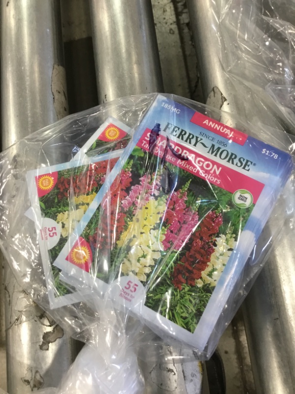 Photo 2 of 15 PACK, NO RETURNS NONREFUDABLE
Ferry-Morse
Snapdragon Tall Deluxe Mixed Colors Seed