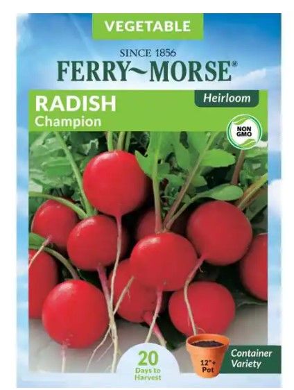 Photo 1 of 15 PACK, NO RETURNS NONREFUDABLE
Ferry-Morse
Radish Champion Vegetable Seed