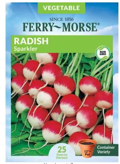 Photo 1 of 15 PACK, NO RETURNS NONREFUDABLE
Ferry-Morse
Radish Sparkler Seed