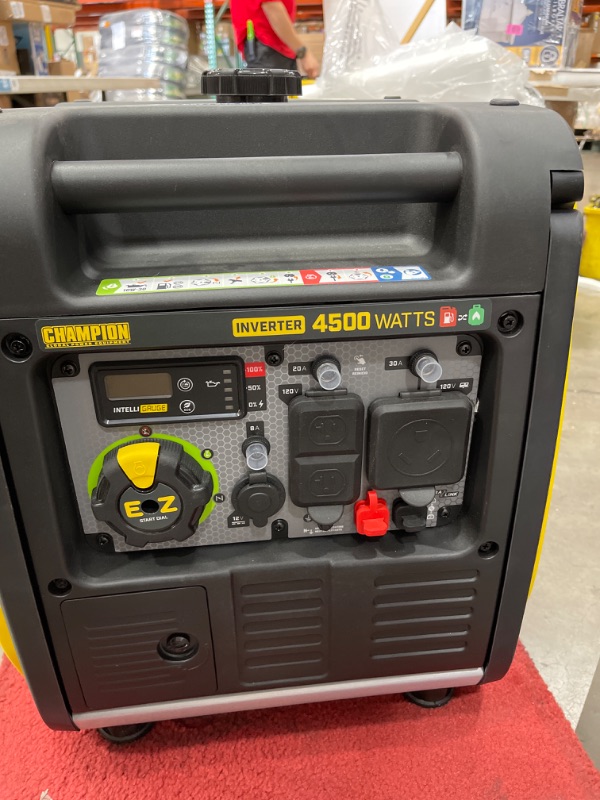 Photo 1 of Champion Power Equipment 200988 4500-Watt Dual Fuel RV Ready Portable Inverter Generator, Electric Start
