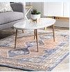 Photo 1 of ***DIRTY***Multi Factoria Faded Pole Medallion rug - Traditional Rectangle 8' x 10'
