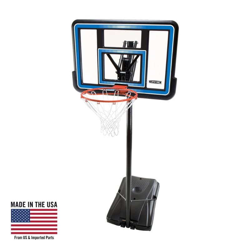 Photo 1 of ***INCOMPLETE, MISSING HARDWARE*** Lifetime 44" Adjustable Portable Basketball Hoop, 90023
