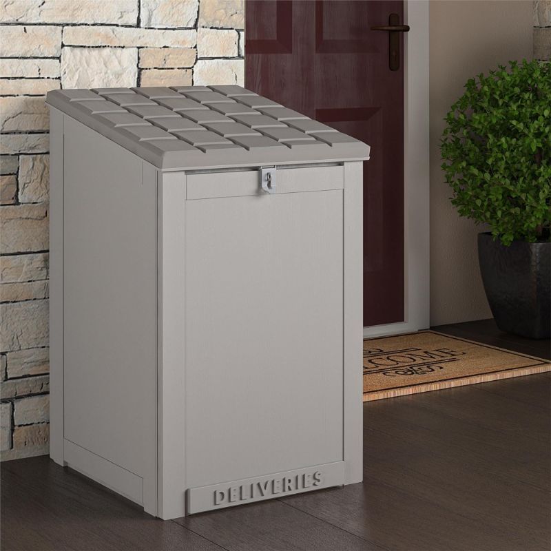 Photo 1 of ***INCOMPLETE, MISSING HARDWARE*** Cosco Outdoor Living BoxGuard Lockable Package Delivery and Storage Box - 6.3 Cubic Feet
