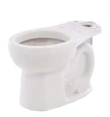 Photo 1 of H2Option Siphonic Dual Flush Round Front Toilet Bowl Only in White
