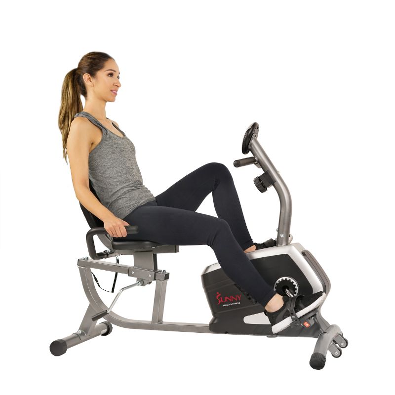 Photo 1 of ***INCOMPLETE, MISSING HARDWARE*** Sunny Health & Fitness Exercise Machines - Easy Adjustable-Seat Recumbent Bike
