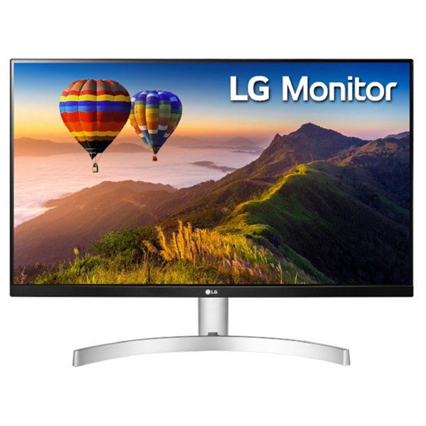 Photo 1 of LG 27MN60T-W 27” FHD IPS 3-Side Borderless Monitor with Dual HDMI & Stand
