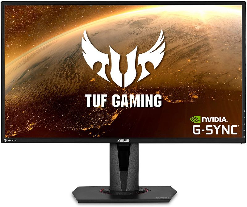 Photo 1 of ASUS TUF Gaming 27" 2K HDR Gaming Monitor (VG27BQ) - QHD (2560 x 1440), 165Hz (Supports 144Hz), 0.4ms, Extreme Low Motion Blur, Speaker, G-SYNC Compatible, VESA Mountable, DisplayPort, HDMI
