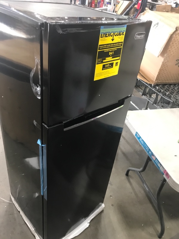 Photo 2 of 7.4 cu. ft. 2 Door Mini Fridge in Black
