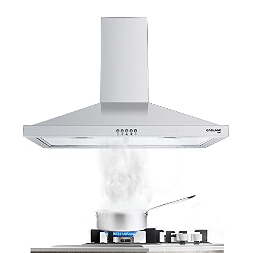 Photo 1 of 30" Range Hood, GASLAND Chef ECO PR30SP Wall Mount Range Hood 30 Inch, Stove Hood for Kitchen with LED Lights, 3 Speed Ducted Exhaust Hood Fan, Chimne
