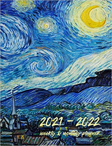 Photo 1 of 2021-2022 Weekly & Monthly Planner: Vincent Van Gogh - Starry Night, Calendar, Agenda, Schedule, To Do List, Organizer, Appointment Notebook and Goal Setting Paperback – November 1, 2020
***COUNT OF 4
