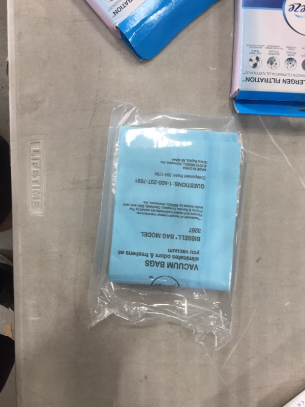 Photo 8 of 4 items
Febreze BISSELL Style 3267 Vacuum Bags, 3 Count ($9 x 2)
Scotch-Brite Non-Scratch Dishwand, Keeps Hands out of the Mess, Pack of 1 ($3)
Wostar Synthetic Nitrile Gloves 3 Mil Pack of 100 Latex Free Disposable Gloves  size medium ($17)
