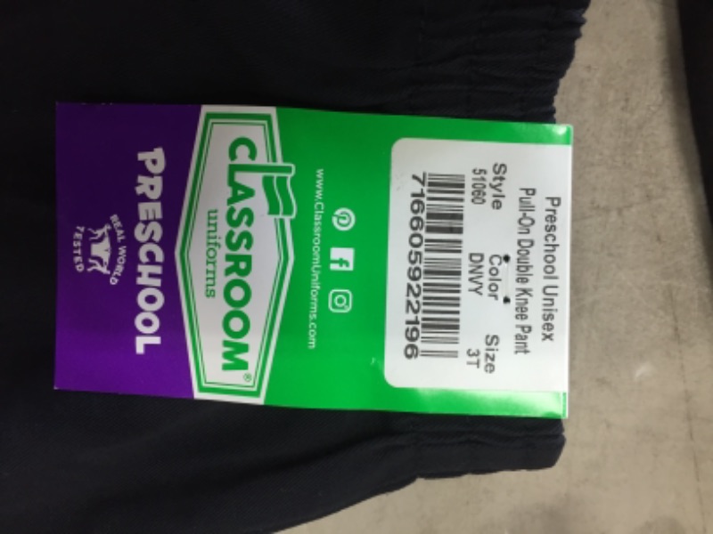 Photo 4 of 2 items .
Hanes Little Girls' Jersey Short (Pack of 3) size large  ($11)
Classroom Little Boys' Uniform Pull-On Pant size 3T ($13)

