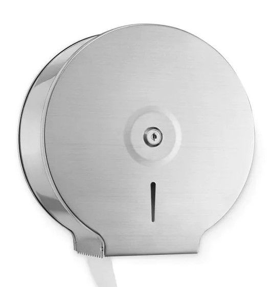 Photo 1 of Alpine Industries Stainless Steel Jumbo Toilet Tissue Dispenser