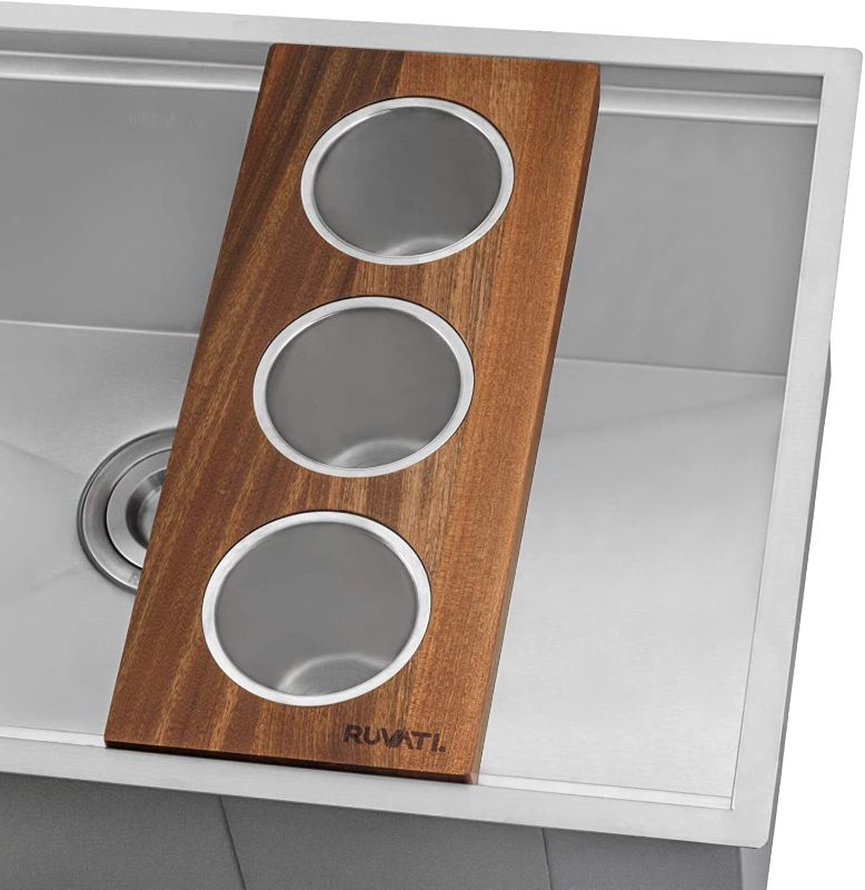 Photo 1 of  Condiment Tray 3 Bowl Serving Board for Workstation Sinks 