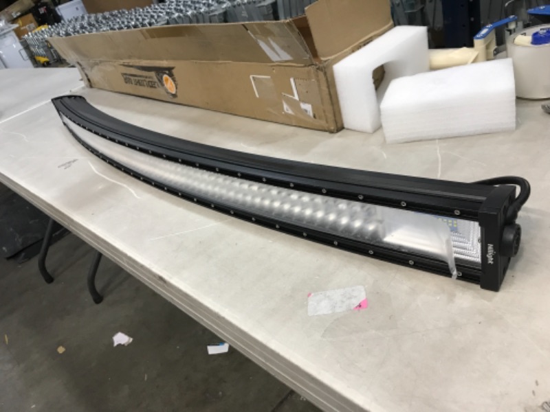 Photo 2 of **SIZE IS UNKNOWN**
Nilight LED Light Bar Triple Row Flood Spot Combo Driving Lights for Trucks, Jeep, UTV, ATV, Boats