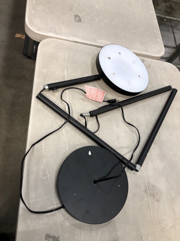 Photo 1 of **DAMAGED**
71.65 in. Black LED Floor Lamp
