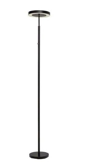 Photo 1 of **DAMAGED**
71.65 in. Black LED Floor Lamp
