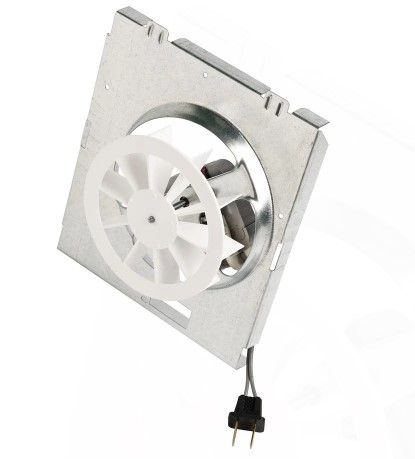 Photo 1 of **SLIGHTLY DIFFERENT FROM STOCK PHOTO**
50 CFM Replacement Motor/Wheel, (2packs), Black
