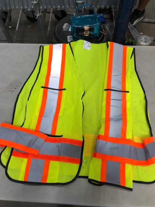 Photo 2 of High-Visibility 2-Tone Reflective Safety Vest
