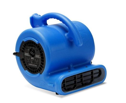 Photo 1 of 1/4 HP Air Mover Blower Fan for Water Damage Restoration Carpet Dryer Floor Home and Plumbing Use in Blue
