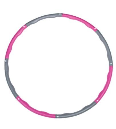 Photo 1 of VETUPIC Fitness Hoop for Adults - Easy to Spin, Premium Quality and Soft Padding Weighted Hoop - Detachable Hoops for Home & Gym Workouts