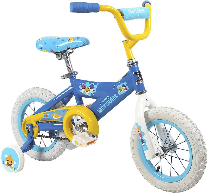 Photo 1 of **GENERAL POST**
(DIFFERENT FROM STOCK PHOTO**
Baby Shark Bike, One Black wheel baby Bike with Shark seat, Blue Dark Green