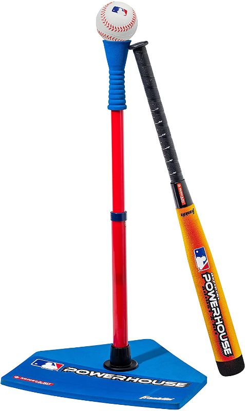 Photo 1 of **DAMAGED**
Franklin Sports MLB Adjust-A-Hit T-Ball Set Blue/Red, 5 - 18 years
