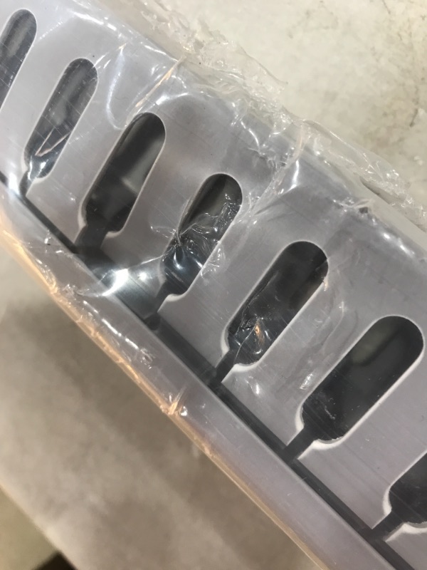 Photo 1 of (BENT SIDE) 
StarTech.com 2x2in Open Slot Wiring Cable Raceway Duct with Cover - Open Slot - Cable raceway - gray - 2 m - Duct