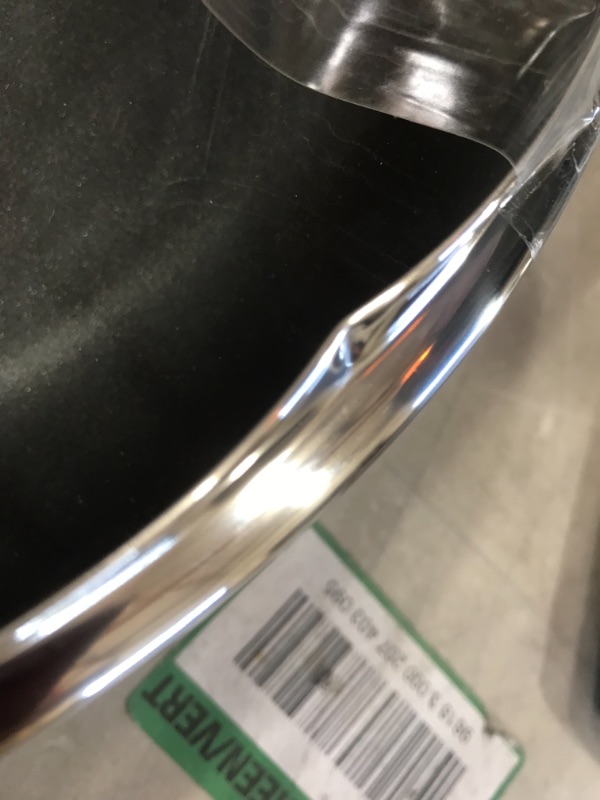 Photo 1 of (DENTED LID) 
Cuisinart 622-30G Chef's Classic Nonstick Hard-Anodized 12-Inch Skillet with Glass Cover, Black
