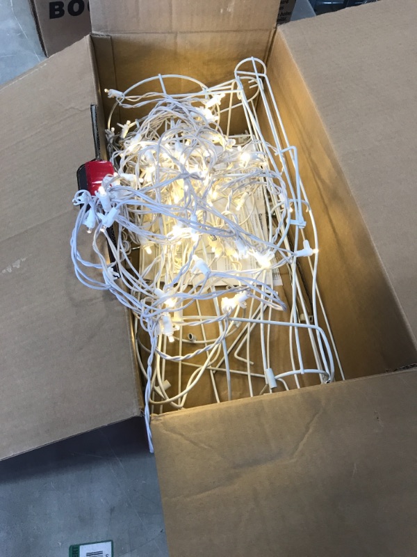 Photo 1 of Home Accents Holiday 30 In.led 80-light White Wire Doe
