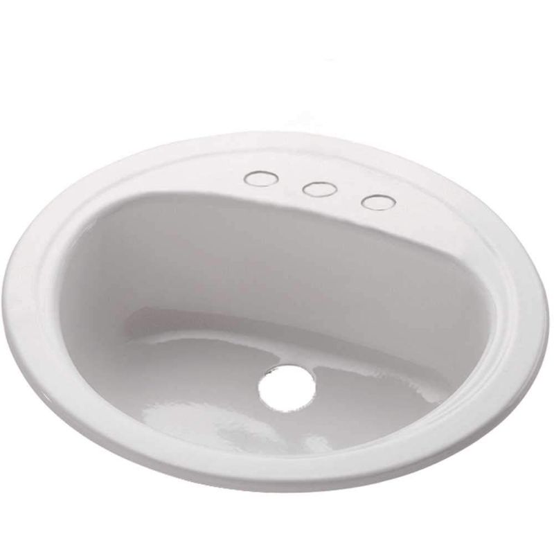 Photo 1 of (DAMAGED SIDE) 
bootz 19" round white sink