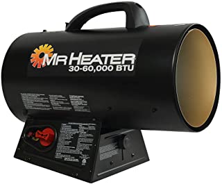Photo 1 of (DENTED ENDS) 
Mr. Heater MH60QFAV 60,000 BTU Portable Propane Forced Air Heater