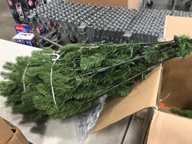 Photo 3 of (UNABLE TO LOCATE PLUG-IN)
National Tree Company Pre-Lit 'Feel Real' Artificial Full Downswept Christmas Tree, Green, Douglas Fir, Dual Color LED Lights, Includes PowerConnect and Stand, 7.5 feet
